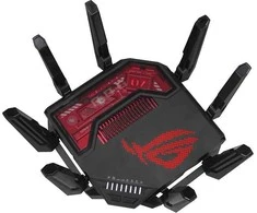 Asus WiFi 7 Tri-band Gaming Maršrutizatorius | ROG Rapture GT-BE19000 | 802.11ax | 10/100/1000 Mbit/s | Ethernet LAN (RJ-45) jungtys 1 | Tinklelio palaikymas Taip | MU-MiMO Taip | 4G/5G | Antenos tipas Išorinė