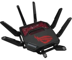 Asus | WiFi 7 Tri-band Gaming Maršrutizatorius | ROG Rapture GT-BE19000 | 802.11ax | 10/100/1000 Mbit/s | Ethernet LAN (RJ-45) jungtys 1 | Mesh Support Yes | MU-MiMO Yes | 4G/5G | Antenna type External