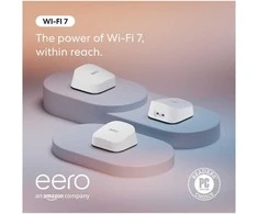 Maršrutizatorius eero 7 BE5000 Dual-Band Wi-Fi 7 mesh-järjestelmä, 3 kpl