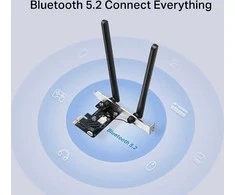 Mercusys | AXE5400 Tri-Band Wi-Fi 6E Bluetooth PCI Express adapteris