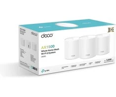 Maršrutizatorius TP-LINK | AX1500 viso namo Mesh Wi-Fi 6 sistema | Deco X10 (3 vnt. rinkinys) | 802.11ax | 10/100/1000 Mbit/s | Mesh palaikymas Taip | MU-MiMO Taip | Nėra mobiliojo ryšio | Antenų tipas Vidaus