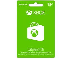 Microsoft XBOX / Windows dovanų kortelė 15 eurų, aktyvinimo kortelė
