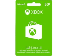 Microsoft XBOX / Windows dovanų kortelė 50 eurų, aktyvinimo kortelė