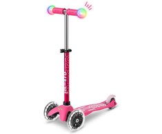 Vaikiškas paspirtukas Micro Deluxe Magic, rožinis