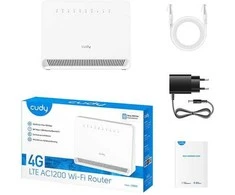 4G LTE maršrutizatorius CUDY LT500E (Wi-Fi 5)