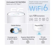 Modemas TP-Link Deco X10 AX1500 5G+ Whole-Home Mesh Wi-Fi 6 Gateway