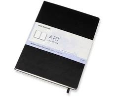 Moleskine Art Watercolor A4 akvarelės bloknotas, juodas