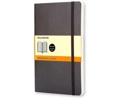 *Užrašų knygutė Moleskine Classic 9x14cm, linijomis, minkštu viršeliu, juodos spalvos
