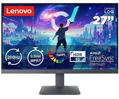 Monitorius Lenovo LOQ 27-10 27 IPS 1920x1080/16:9/300 nits/HDMI/DP/Lunar Pilkas/3Y Garantija | Lenovo