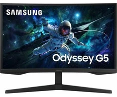 Monitorius - Samsung Odyssey G5 G55C 32", QHD, 165Hz, Lenktas, Juodas