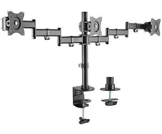 Laikiklis Mozi Triple Ekranas Desk Stand -pöytäjalka kolmelle näytölle