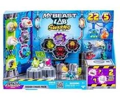 Mr Beast Lab Žaislai - Moose MrBeast Lab Swarms S3 Fusion Chaos Pack 22 figūrėlės