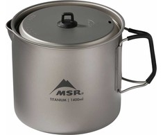 JAV MSR Titan Virdulys 1400 mL titaninis puodas