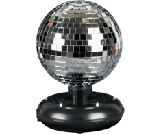 Music Muzika – LED veidrodinis disko kamuolys, 16 cm (501003)