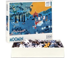 Moomin Muminas - 1000 detalių dėlionė, mėlyna (800062)
