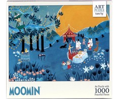 Moomin Muminas - 1000 detalių dėlionė, mėlyna (800062)