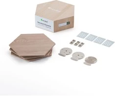 Sieninis šviestuvas Nanoleaf | Elementų medžio išvaizdos šešiakampių išplėtimo paketas (3 panelės) | Šaunus Baltas + Šiltas Baltas
