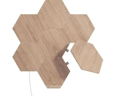 Sieninis šviestuvas Nanoleaf | Elementų medžio išvaizdos šešiakampių pradinis rinkinys (7 panelės) | Šaltos Baltos + Šiltos Baltos
