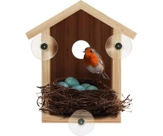 SES Bird Explore – prie lango montuojamas paukščių namelis