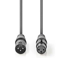 Nedis 110 ohm XLR - XLR -kaapeli, 1,5 m