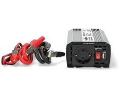 Nedis PIM60012FGY invertteri, 12 V, 600 W, muokattu siniaalto
