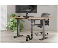 Laikiklis NEOMOUNTS CABLE SPINE ORGANIZER FOR SIT/STAND DESK FRAMES, MAGNET MOUNTED, Juodas