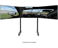 Next Level Racing - Round Tube Triple Moniter Stand