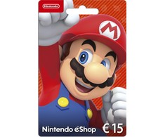 Nintendo eShop dovanų kortelė 15 eurų, aktyvavimo kortelė