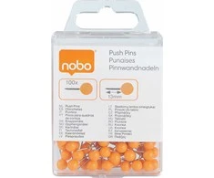 Nobo putplastis informaciniams stendams, oranžinis (100 vnt.)