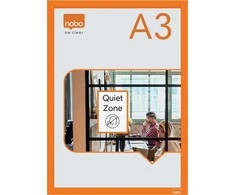 Nobo lipnus magnetinis rėmelis A3 2 vnt. oranžinis