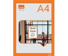 Nobo lipnus magnetinis rėmelis A4, 2 vnt., oranžinis