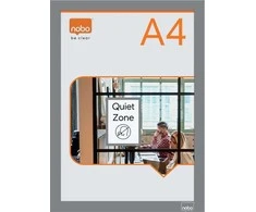 Nobo Samoprz magnetyczna ramka A4 2pcs sidabrinė