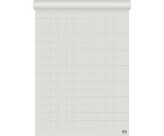 Nobo kierrätetty fläppitaulupaperi 58 x 81 cm, blankko/ruutu, 2 x 50 arkkia, 70g/m²