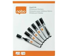 Nobo Liquid Ink juoda 10 vnt