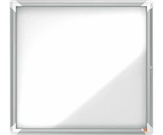 Nobo magnetinė išorinė stiklinė vitrina Nobo 6xA4, balta