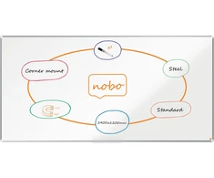 Nobo Premium Plus valkotaulu, 240 x 120 cm, teräs
