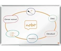 Nobo nobo Magnetinė lenta, Premium Plus, plieninė, 90x60 cm