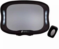 Nordbaby takapenkin peili LED-valolla