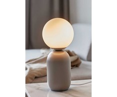 Nordlux Notti pöytävalaisin, harmaa