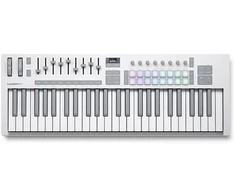 Novation Launchkey 49 Mk4 MIDI-ohjain, valkoinen