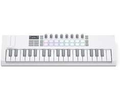 Novation Launchkey Mini 37 MIDI-ohjain, valkoinen