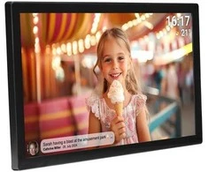 Nuotraukų rėmelis Denver Frameo PFF-3260 32 digitaalinen valokuvakehys, musta