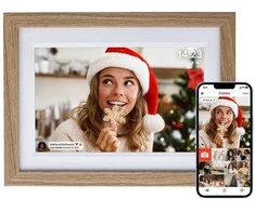 Nuotraukų rėmelis Rollei Smart Frame WiFi1010 digitaalinen valokuvakehys, puu