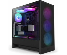 NZXT PC dėklas H5 Flow RGB 2024 midi bokštas juodas