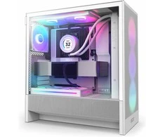 NZXT PC dėklas H5 Flow RGB 2024 midi bokštas baltas