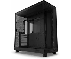 Kompiuterio korpusas NZXT H6 FLOW RGB MIDI BOKŠTAS SU LANGU, Juodas