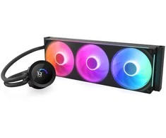 NZXT Kraken Plus 360 RGB AiO Vanduo Cooling – 360mm, juodas