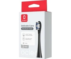 Oclean Kids Šepetėlio galvutė P3K8 2 pcs Juodas