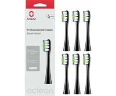 Oclean Professional Clean Šepetėlio galvutės 6 pcs P1C5 B06 Juodas
