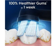Oral-B iO Gentle Care Juodas vaihtoharjat, 6 kpl, musta